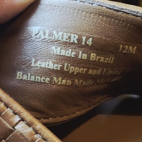 Donald J Pliner Palmer Calf Leather Flip-Flops Saddle/Cognac Size 12M NWOT main image 10